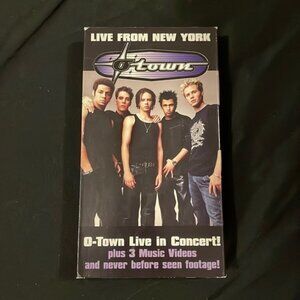 Live From New York O-Town Live in Concert VHS